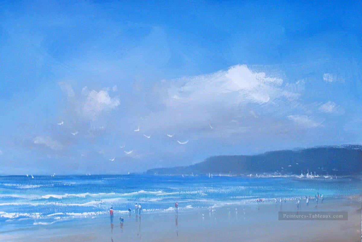 plage baie abstrait paysage marin Peintures à l'huile
